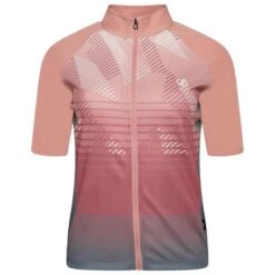Dare 2b AEP Prompt Maillot De Fitness Zippé à Manches Courtes Pour Femme - Rose
