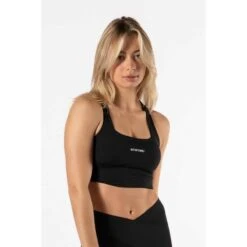 Brassière Fitness Dos Croisé Noir