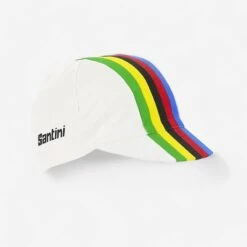Casquette Vélo Route - Santini UCI Rainbow