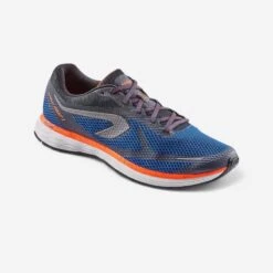 CHAUSSURE DE RUNNING HOMME KIPRUN FAST 2 BLEU ROUGE