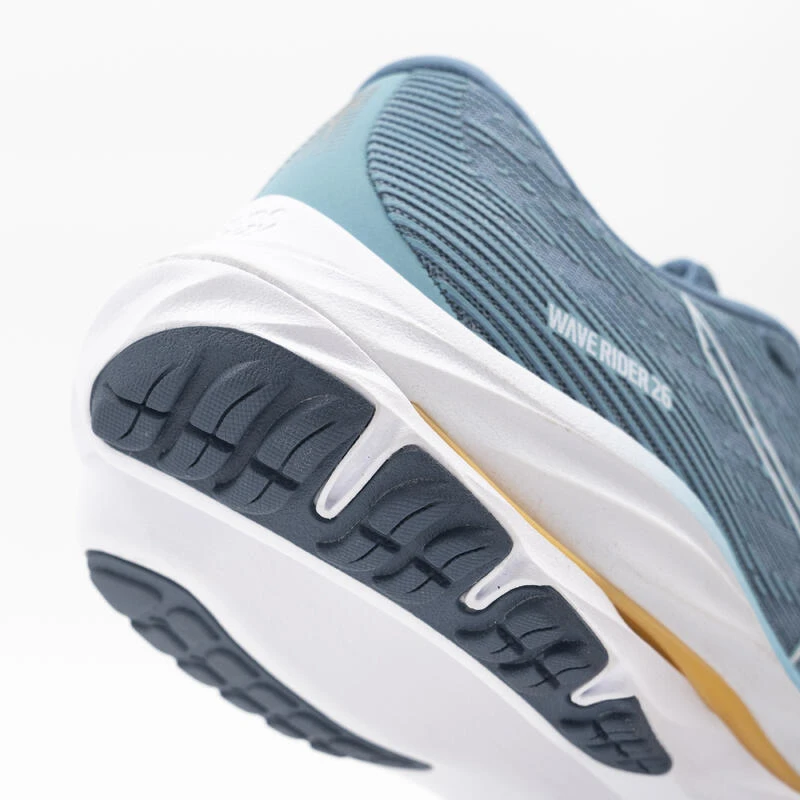 CHAUSSURES DE RUNNING FEMME MIZUNO WAVE RIDER 26 W BLUE ORANGE â Image 4