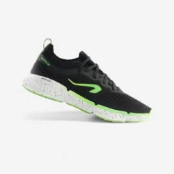 CHAUSSURES DE RUNNING HOMME KIPRUN KN500 NOIR VERT