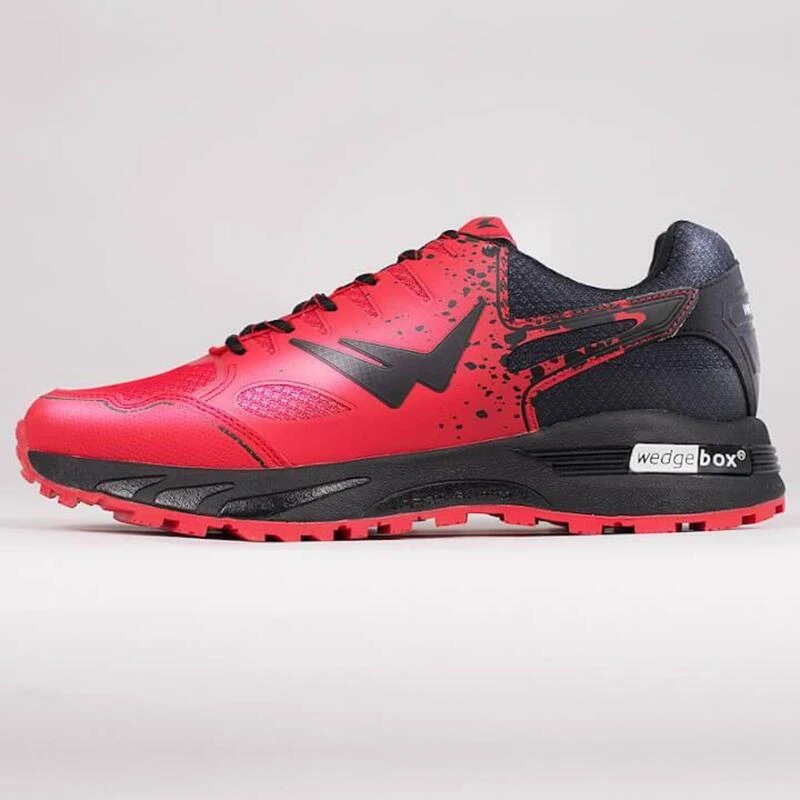 Chaussures De Trail Running Homme Wizwedge Stargon Rouge Noir â Image 2