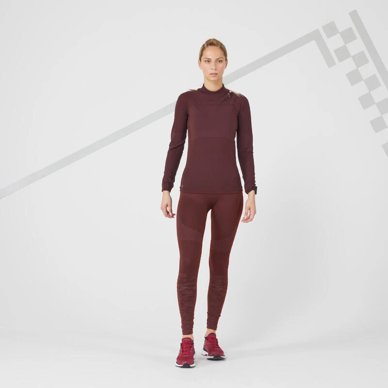 COLLANT RUNNING SANS COUTURE FEMME - KIPRUN CARE BORDEAUX â Image 2