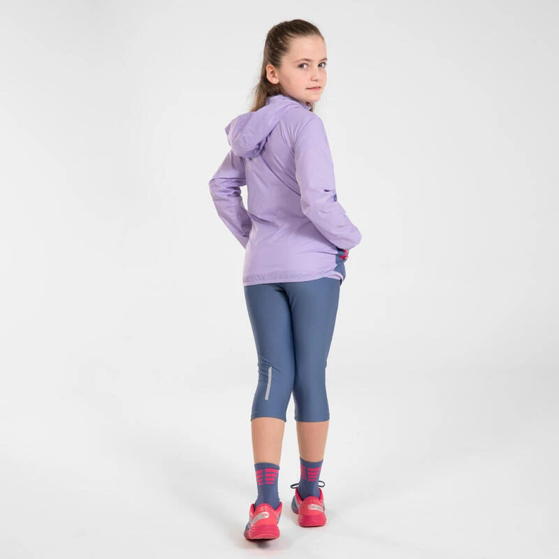 Corsaire De Running Respirant Enfant - KIPRUN DRY Gris Rose â Image 5