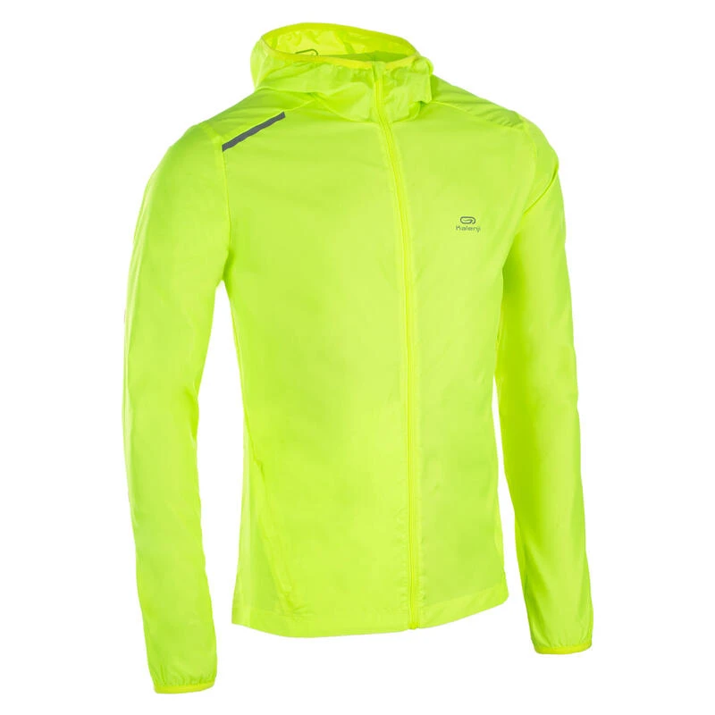 Kalenji Coupe Vent Athlétisme Club Jaune Fluo Personnalisable Homme – Image 2