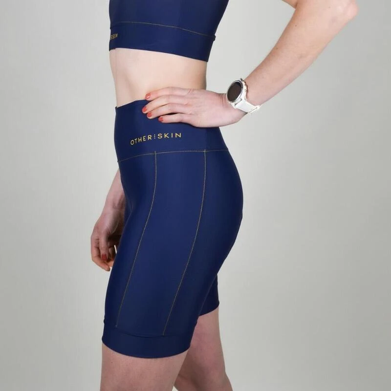 Cuissard Cyclisme Femme Bleu Ecoresponsable â Image 2