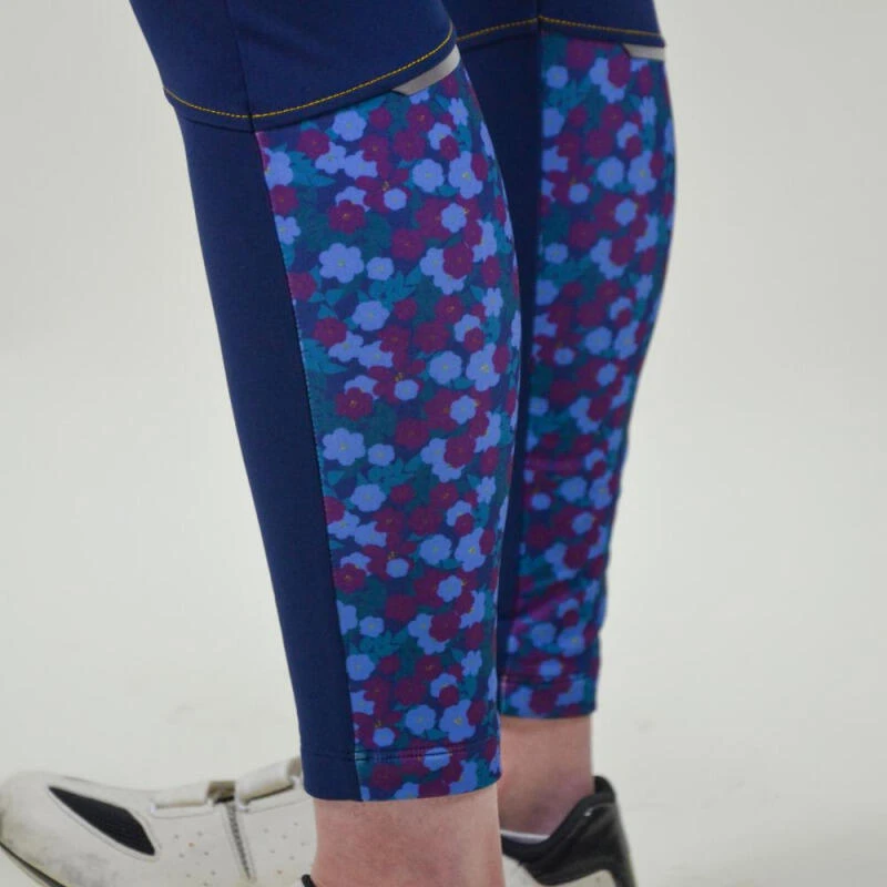 Cuissard Long Cyclisme Femme Bleu Ecoresponsable â Image 3