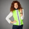 BTWIN GILET VELO SANS MANCHE REVERSIBLE CERTIFIE EPI VISIBILITE JOUR NUIT 560 FEMME