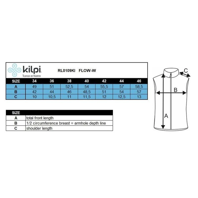 Gilet Vélo Ultra-léger Femme Kilpi FLOW-W – Image 4