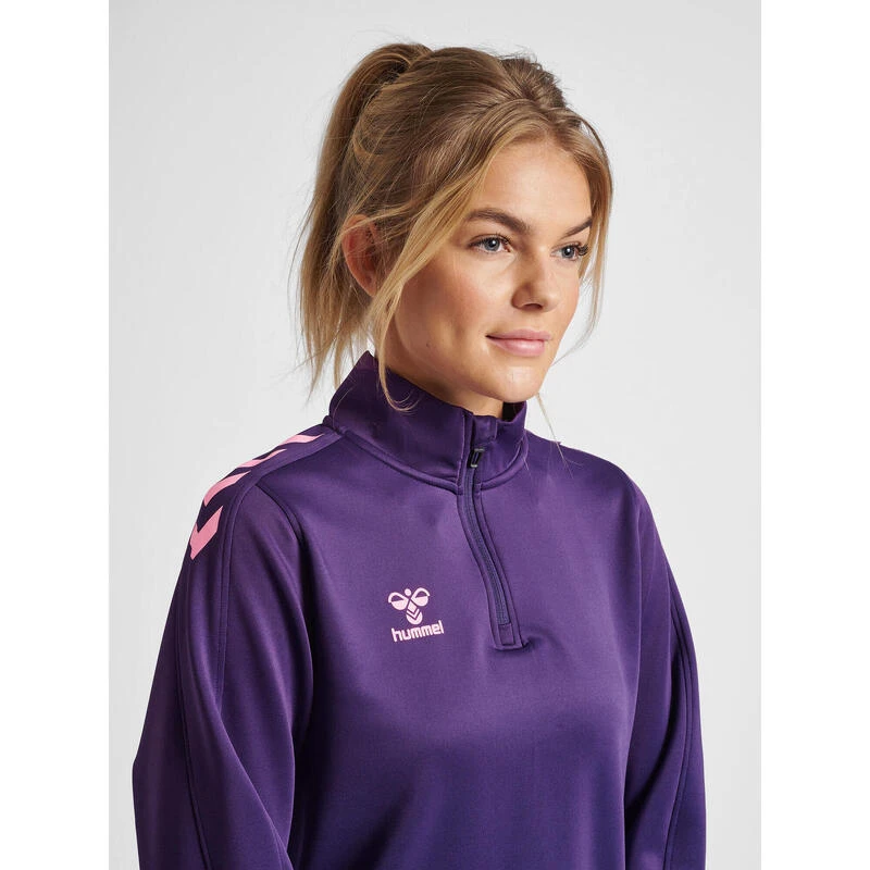 Hummel Hmlcore Xk Half Zip Sweat Woman Sweatshirt À Col Zippé Femme – Image 4