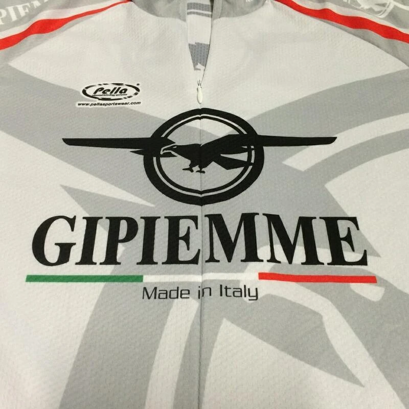 Maillot De Cyclisme à Manches Courtes Gris Gipiemme – Image 3