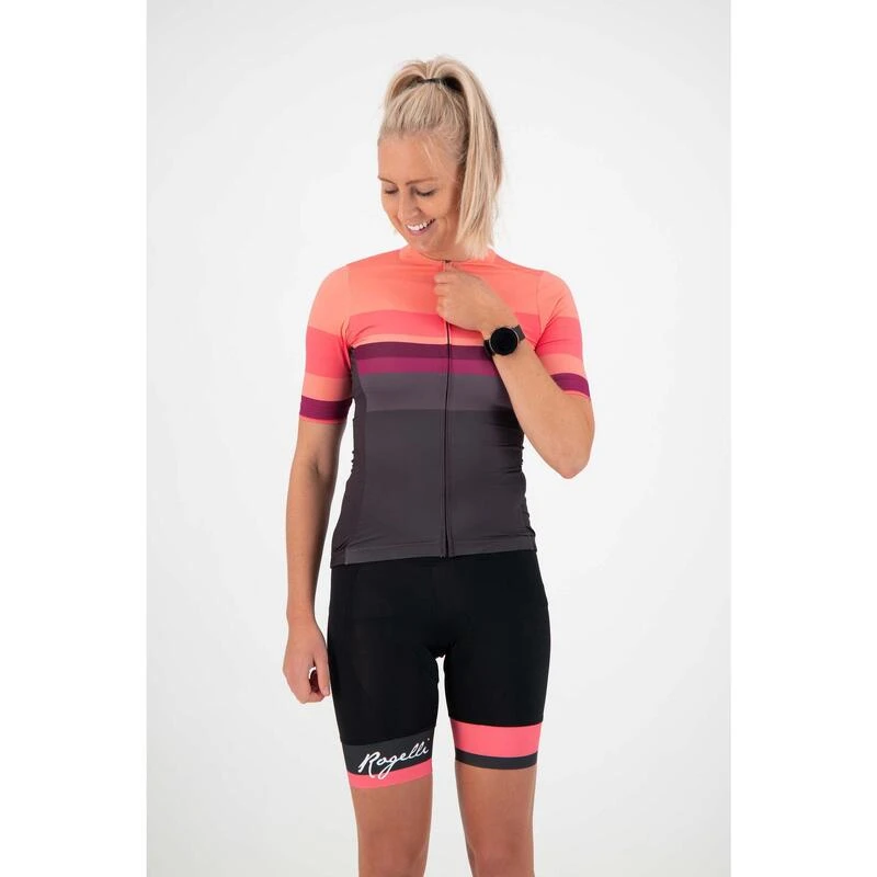 Rogelli Maillot Manches Courtes Velo Femme - Calm â Image 4
