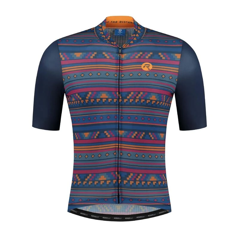 Rogelli Maillot Manches Courtes Velo Homme - Aztec