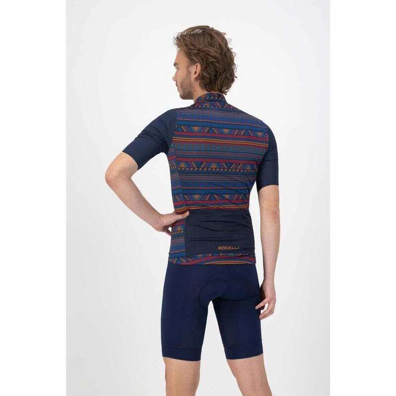 Rogelli Maillot Manches Courtes Velo Homme - Aztec â Image 3