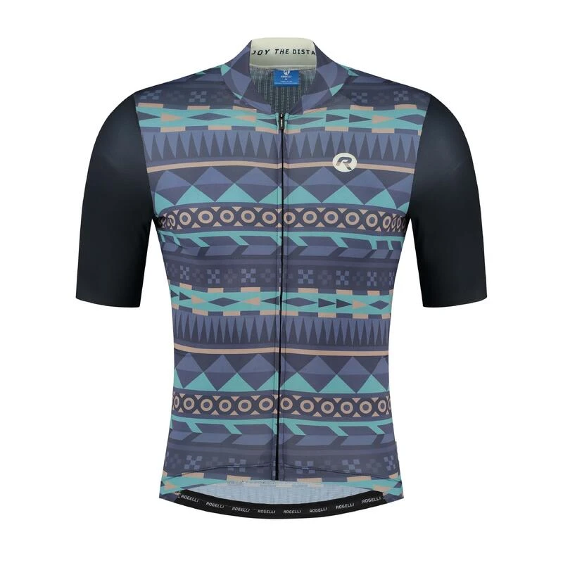 Rogelli Maillot Manches Courtes Velo Homme - Aztec