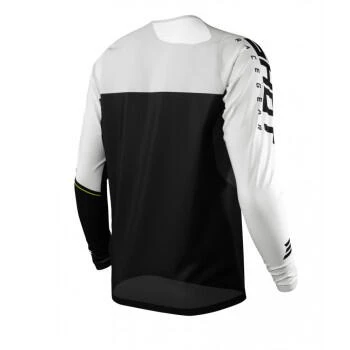 Maillot Manches Longues Shot Revolt Noir/Blanc â Image 2