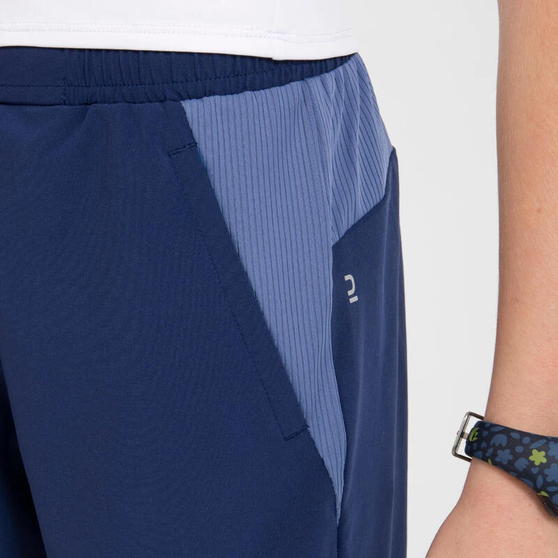 Kalenji Pantalon De Running Avec Zip Enfant - KIPRUN DRY+ Marine Denim Bleu â Image 4