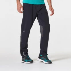 PANTALON DE RUNNING HOMME RESPIRANT KIPRUN NOIR