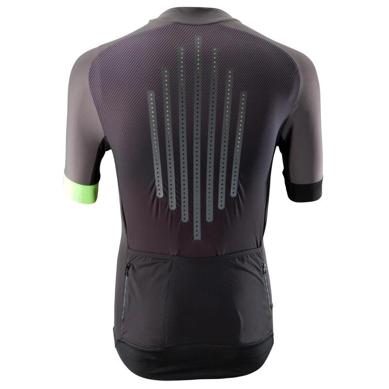 Rockrider Reconditionné - Maillot MC VTT XC Light Homme Noir Et Gris - Très Bon État – Image 3