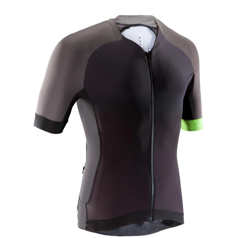 Rockrider Reconditionné - Maillot MC VTT XC Light Homme Noir Et Gris - Très Bon État