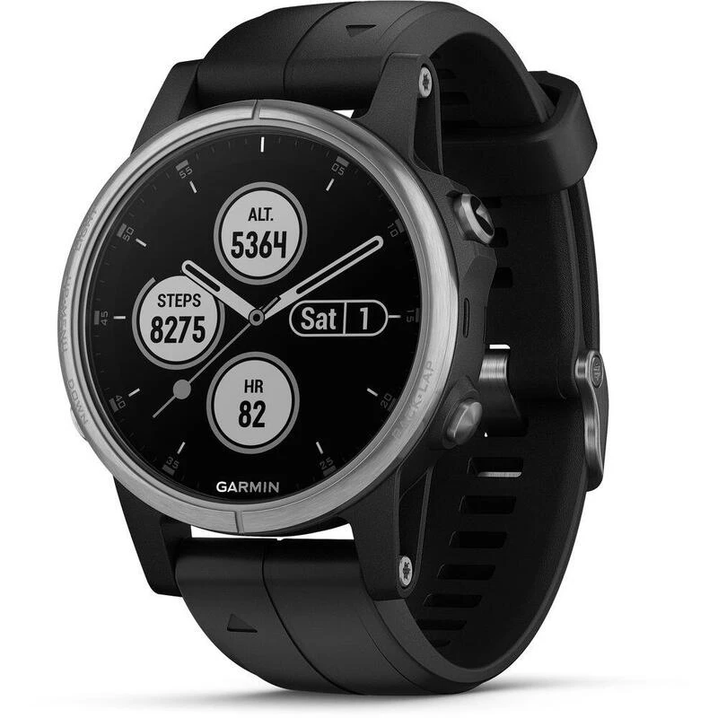 Garmin Reconditionné - Montre Connectée GPS Fenix 5S Plus Argent - Excellent état