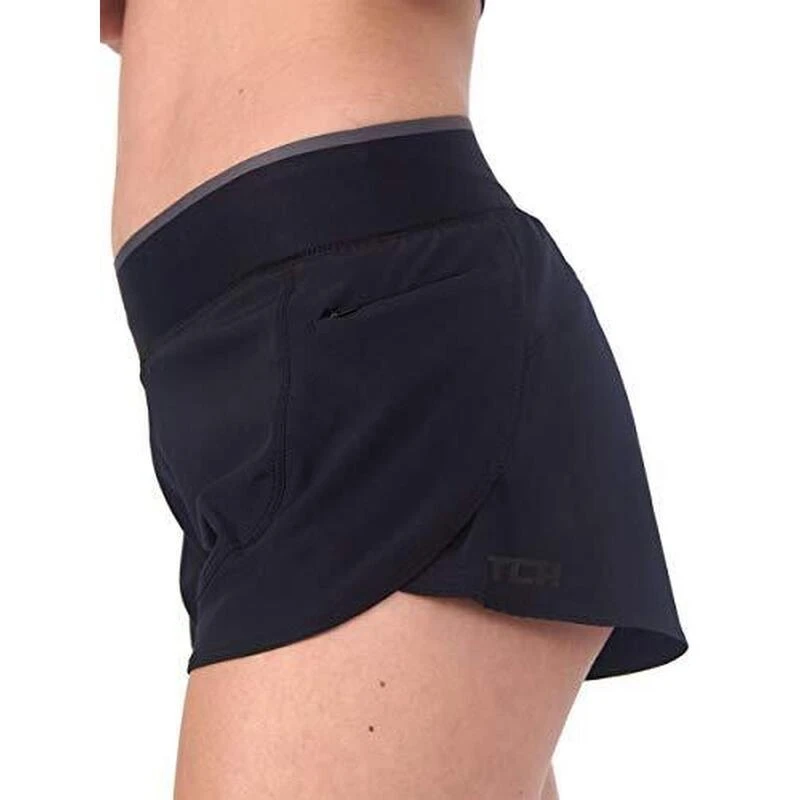 Short 2-en-1 Foundation Avec Poche à Fermeture Éclair Pour Femmes