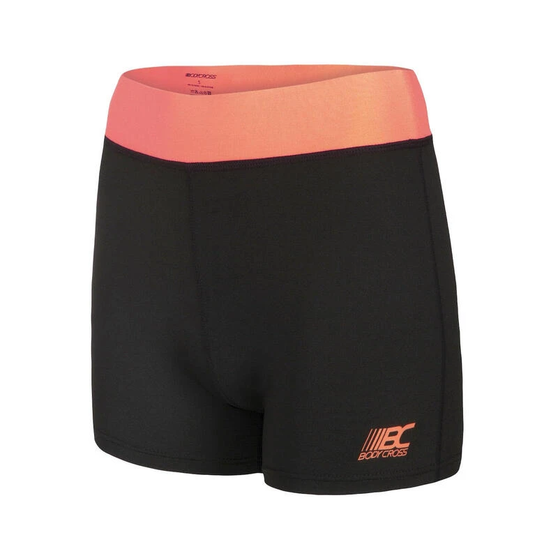 Short De Running Court Roly - Noir Corail - Femme