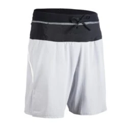 SHORT DE TRAIL RUNNING BAGGY HOMME GRIS