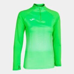 Sweat-shirt Running Femme Joma Elite Vii Vert Fluo Blanc