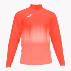 Sweat-shirt Running Homme Joma Elite Vii Corail Fluo Blanc