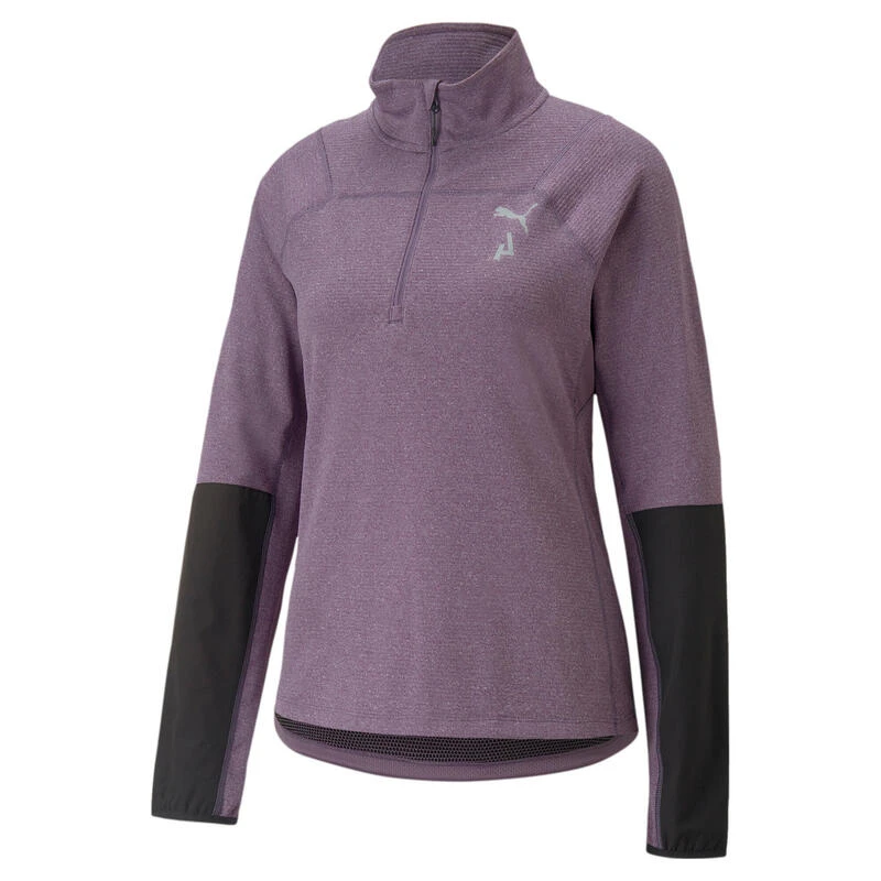 Sweatshirt 1/2 Zip Polypropylène Femme Puma Season