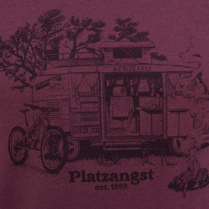 T-shirt Du Camp Manches Courtes - Violet â Image 2