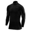 T-shirt Manches Longues Couche De Base à Col Haut SuperThermal Pour Hommes