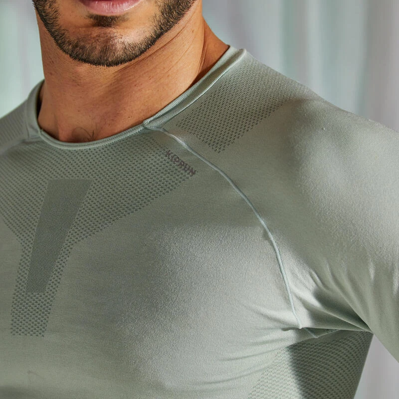 T-SHIRT RUNNING HOMME RESPIRANT KIPRUN SKINCARE VERT EDITION LIMITEE â Image 4