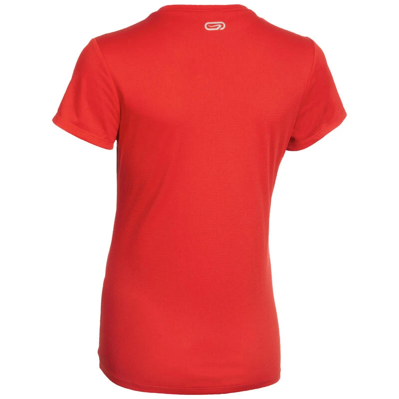 Kalenji Tee Shirt Athlétisme Femme Club Personnalisable Rouge – Image 2