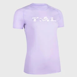 TEE SHIRT DE TRAIL RUNNING MANCHES COURTES GRAPH FEMME LILA