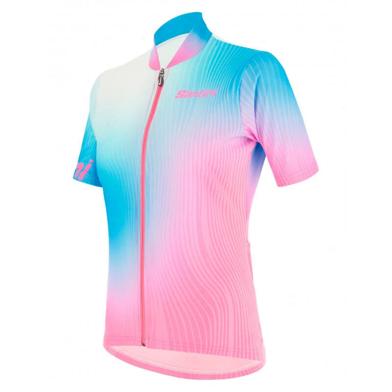 Santini Terra - Maillot Mtb Femme Turquoise Velò – Image 3