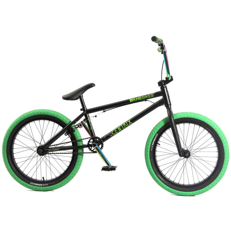 VÉLO BMX CENTRIX MAT NOIR ADULTE 10,5KG 20 POUCES KHEBIKES