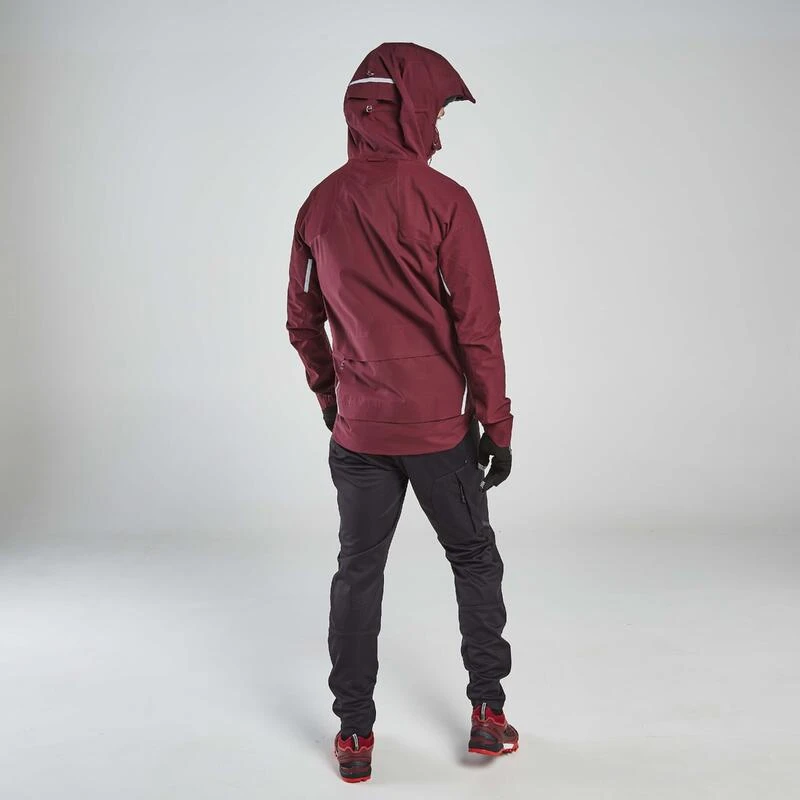 Rockrider VESTE COUPE PLUIE VELO VTT EXPL 700 BORDEAUX â Image 2