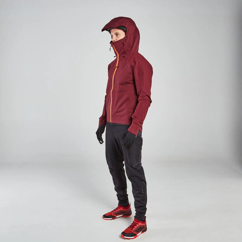 Rockrider VESTE COUPE PLUIE VELO VTT EXPL 700 BORDEAUX â Image 3