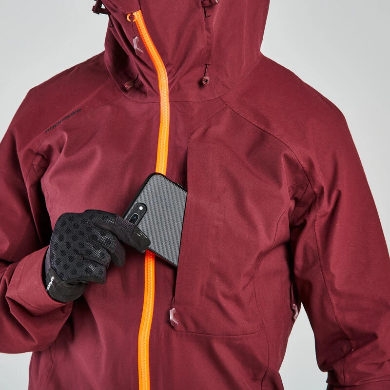 Rockrider VESTE COUPE PLUIE VELO VTT EXPL 700 BORDEAUX â Image 4